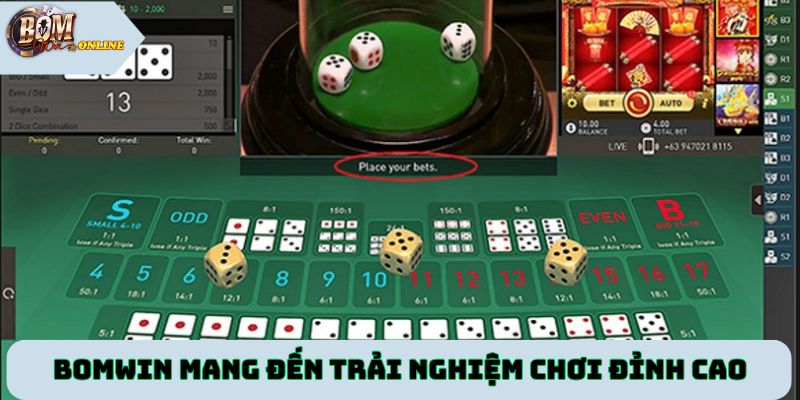 Bomwin mang đến trải nghiệm chơi sicbo đỉnh cao