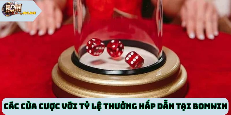 Các cửa cược với tỷ lệ thưởng hấp dẫn tại Sicbo Bomwin