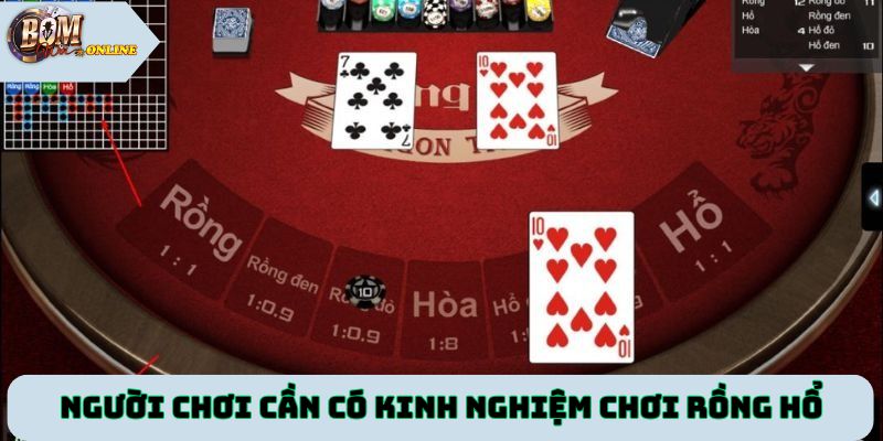 Người chơi cần hiểu cách chơi và kinh nghiệm chơi Rồng Hổ