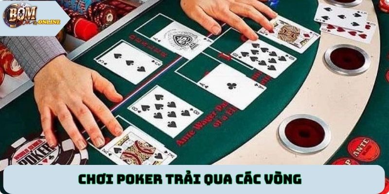 Chơi Poker trải qua các vòng