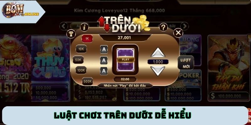 Luật chơi Trên Dưới dễ hiểu