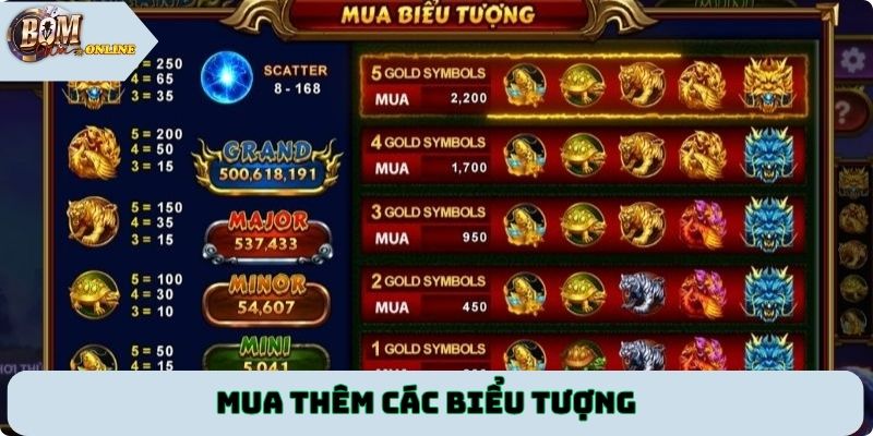 Mua thêm các biểu tượng